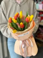 Букет &laquo;9 тюльпанов микс яркий&raquo; 0