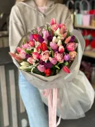 Букет &laquo;51 тюльпан микс&raquo; 1