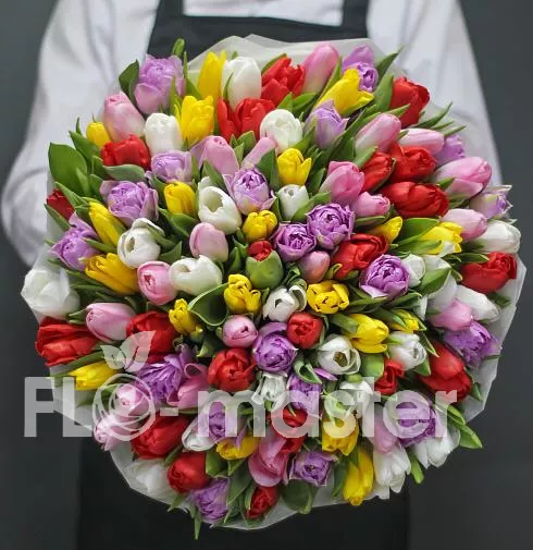 Букет &laquo;101 тюльпан&raquo;
