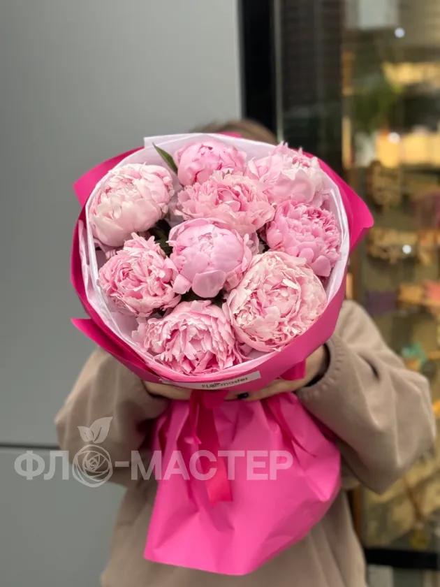 Букет &laquo;9 пионов&raquo;
