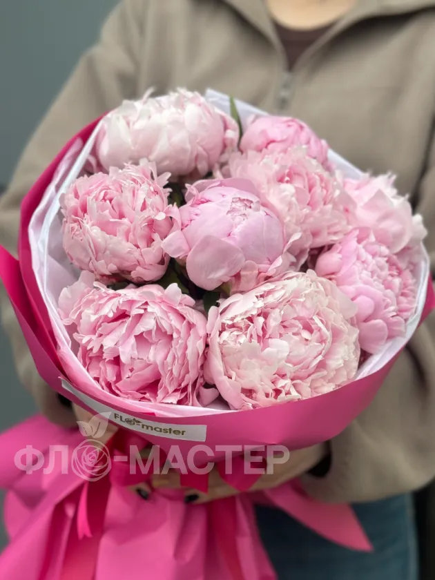 Букет &laquo;9 пионов&raquo;