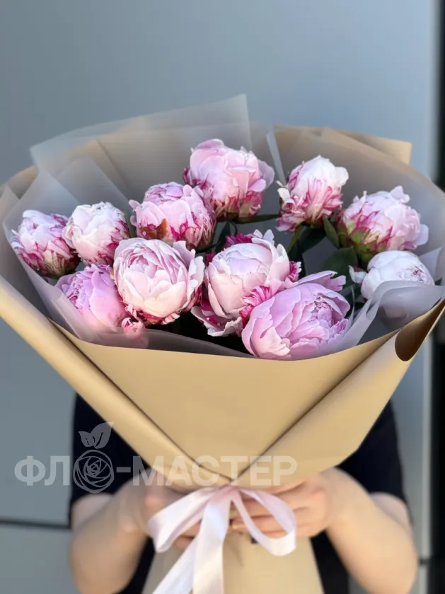 Букет из пионов &laquo;Маршмеллоу&raquo;