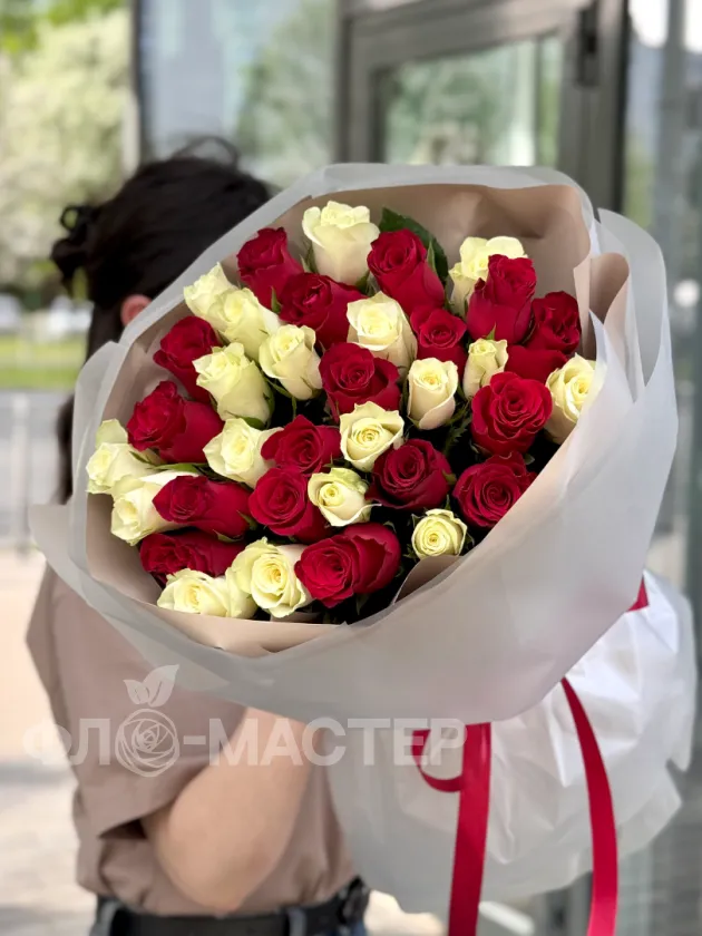 Розы микс 50см 35шт