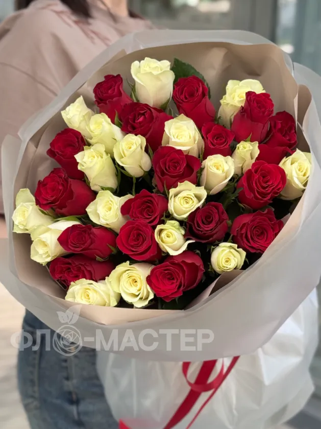 Розы микс 50см 35шт