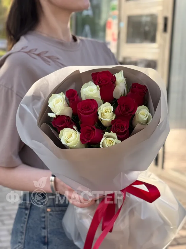 Розы микс 50см 15шт