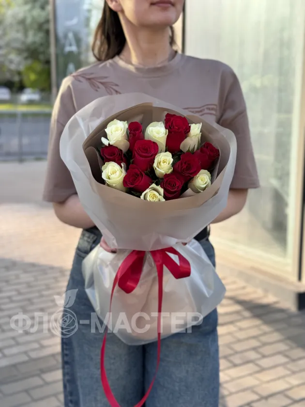 Розы микс 50см 15шт
