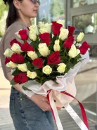 Коробка роз микс &laquo;L&raquo; 39шт 1