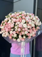 Букет &laquo;Пионовидная кустовая роза 51 шт&raquo; 0