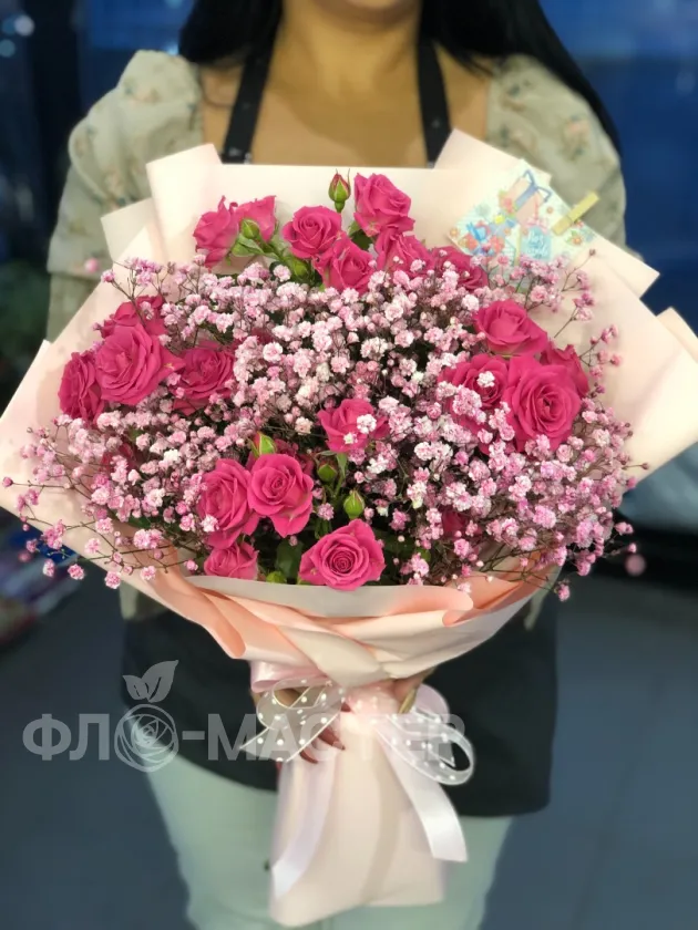 Букет &laquo;Малиновое облако&raquo;