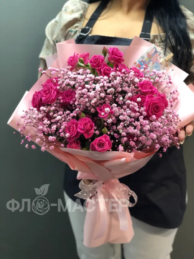 Букет &laquo;Малиновое облако&raquo;