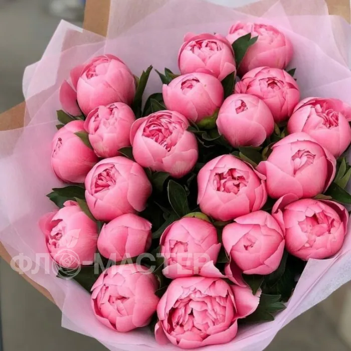 Букет &laquo;Нежность пионов&raquo;