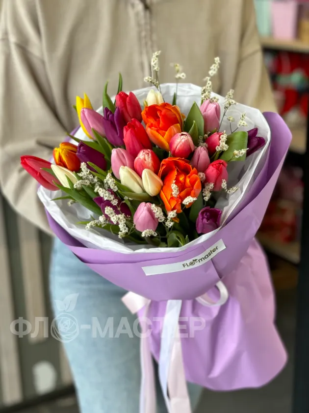 Букет &laquo;25 тюльпанов весна&raquo;