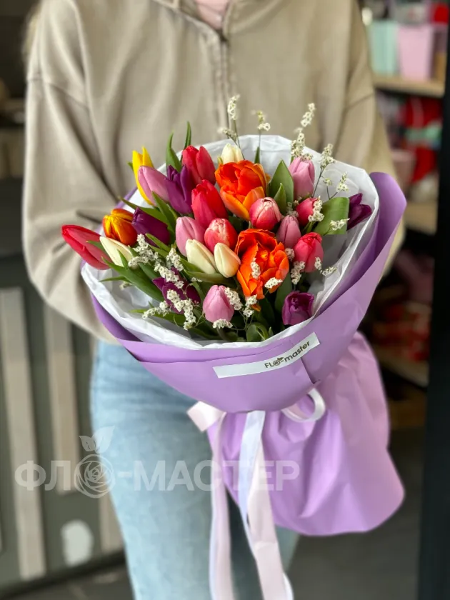 Букет &laquo;25 тюльпанов весна&raquo;