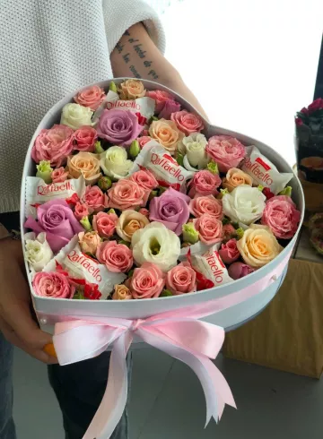 Композиция &laquo;Мое сердечко&raquo; от интернет-магазина цветов в 