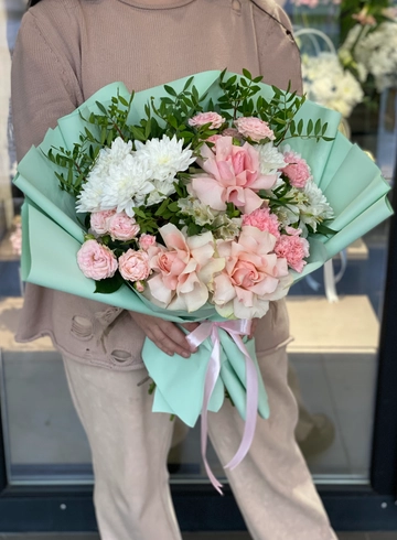 Букет &laquo;Лазурная гладь&raquo; от интернет-магазина цветов в 