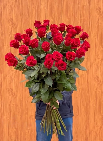 Роза 90 см 35 шт (под заказ от 2-х часов, уточняйте у менеджера) от интернет-магазина цветов в 