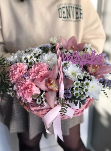 Корзина   «Мамочке» от интернет-магазина цветов в 