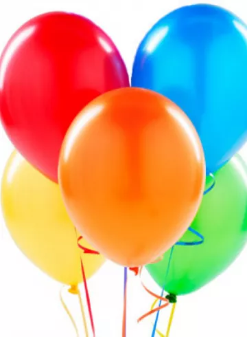 Гелиевые шары 5 шт от интернет-магазина цветов в 