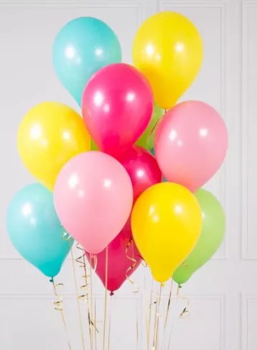 Гелиевый шар 12 шт от интернет-магазина цветов в 