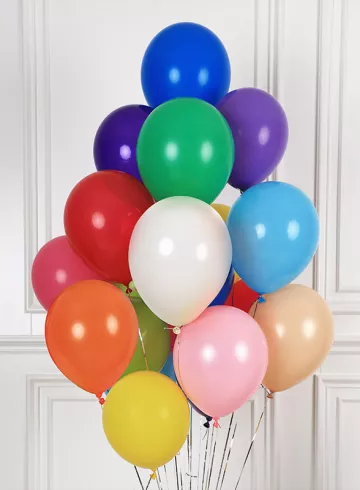 Гелиевый шар 17 шт от интернет-магазина цветов в 