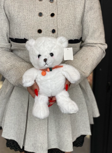 Мишка с бусами от интернет-магазина цветов в 