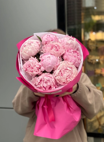 Букет «9 пионов» от интернет-магазина цветов в 