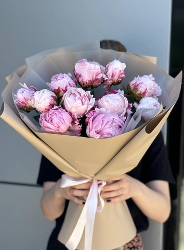 Букет из пионов «Маршмеллоу» от интернет-магазина цветов в 