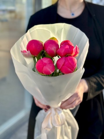 Пионы меняющие цвет (Корал Шарм) от интернет-магазина цветов в 