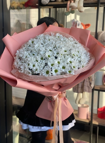 Букет «Поле с ромашками» от интернет-магазина цветов в 