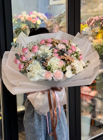 Букет «Дымчатый топаз» от интернет-магазина цветов в 